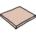 Dlažba Sahara - růžová - čtvercový díl 500x500x25mm, 1m2