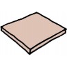 Dlažba Sahara - růžová - čtvercový díl 500x500x25mm, 1m2