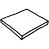 Dlažba Ardoise - bílá - čtvercový díl 500x500x25mm, 1m2