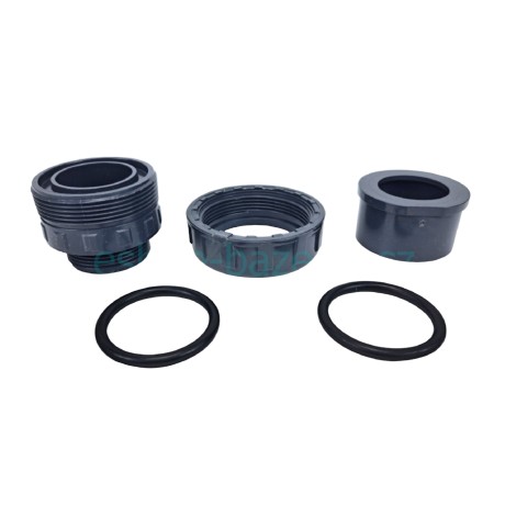 PVC tvarovka - Šroubení 50 x 1 1/2“ (vnější rozměr) , s o-kroužkem