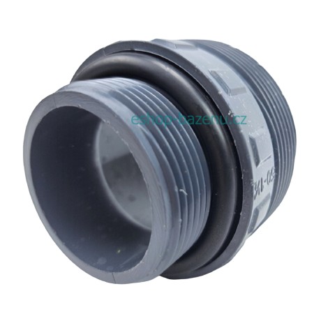 PVC tvarovka - Šroubení 50 x 1 1/2“ (vnější rozměr) , s o-kroužkem