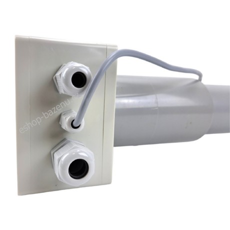 Topení EOVp-3, 3 kW, 3 x 230 V, plast s el. průtokovou klapkou