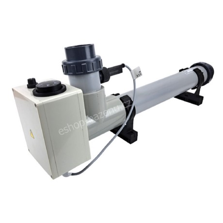 Topení EOVp-9, 9 kW, 400 V, plast s el. průtokovou klapkou