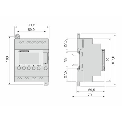 DIN modul ZELIO 24V - řízení STARWAY ventilu