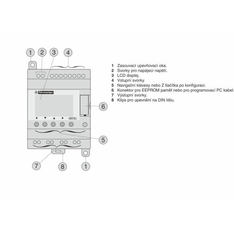 DIN modul ZELIO 24V - řízení STARWAY ventilu
