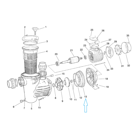 ČELO ČERPADLA PREVA