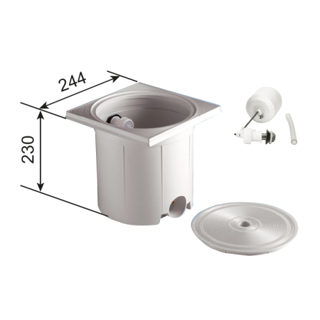 Hlídání hladiny - Dopouštění vody v jímce spojené s hlad vody