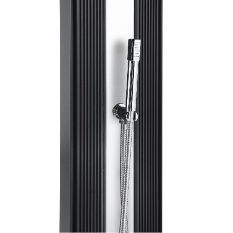 Solární sprcha s ruční sprchou DADA antracitová/inox