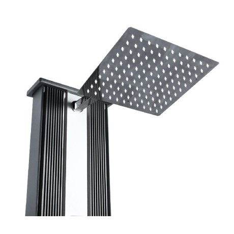 Solární sprcha s ruční sprchou DADA antracitová/inox