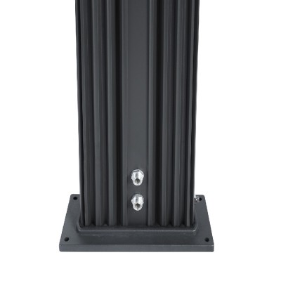 Solární sprcha s ruční sprchou DADA antracitová/inox