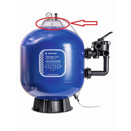 PRŮHLEDNÉ VÍKO FILTRU TRITON 8,5"