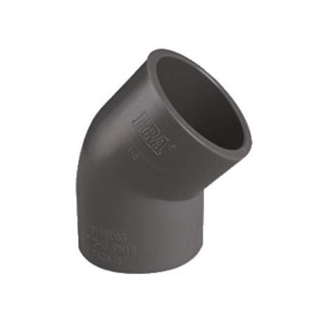 Koleno 45° lep/lep - průměr 40 mm