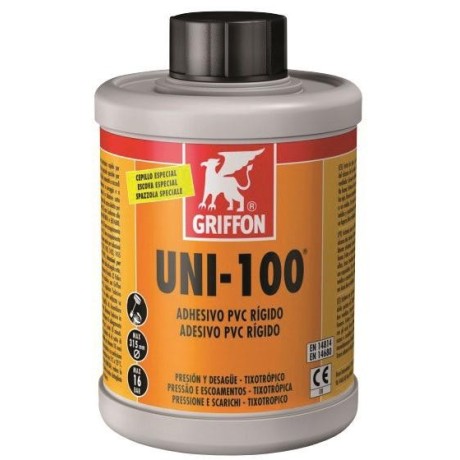 Lepidlo PVC GRIFFON UNI-100 se štětcem - 500 ml