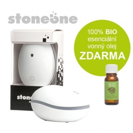 Ultrasonický aroma difuzér Hanscraft STONEONE bílý
