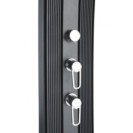 Solární sprcha s ruční sprchou DADA CURVE antracitová