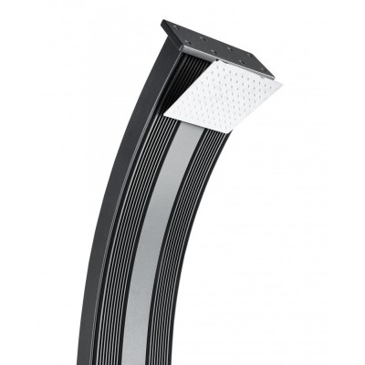 Solární sprcha s ruční sprchou DADA CURVE antracitová