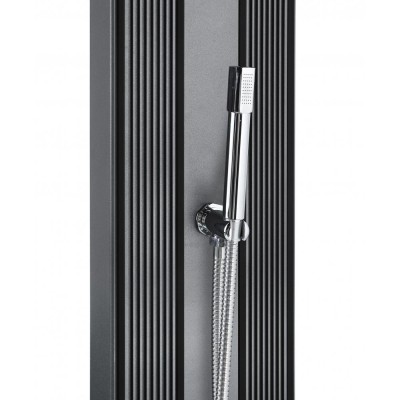 Solární sprcha s ruční sprchou DADA CURVE antracitová