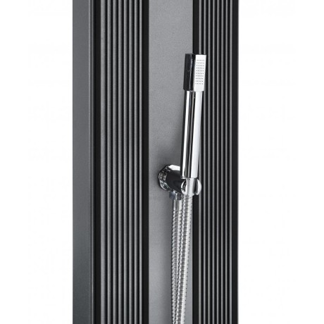 Solární sprcha s ruční sprchou DADA CURVE antracitová