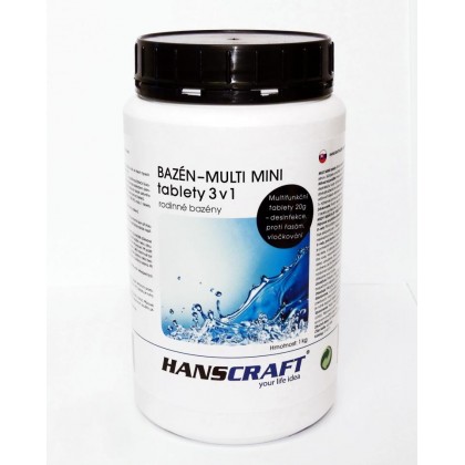 HANSCRAFT BAZÉN - MULTI MINI tablety 3v1 - 1 kg