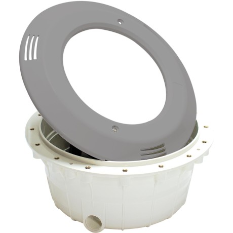 Světlo VA - pro betonové bazény, bez žárovky, světle šedé (RAL7004)