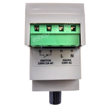 Elektronický termostat na DIN lištu (do rozvaděče)