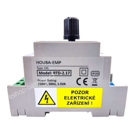 Elektronický termostat na DIN lištu (do rozvaděče)