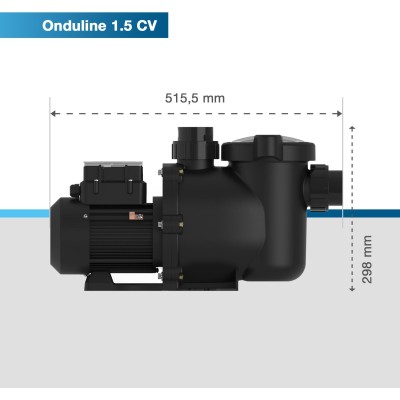 Filtrační čerpadlo Poolex Onduline s proměnlivými otáčkami (s proudovým chráničem) (1,1 kW)