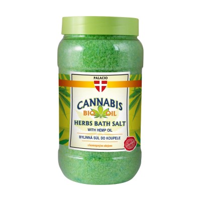 PALACIO Konopná koupelová sůl, 1200 g