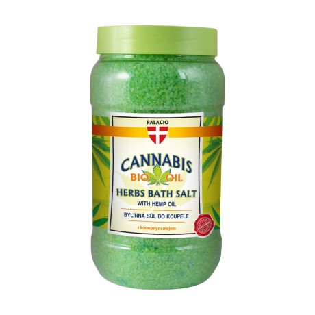 PALACIO Konopná koupelová sůl, 1200 g
