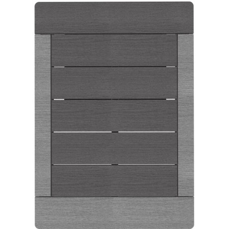 Venkovní sprchový rošt -  Tmavě šedá