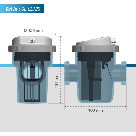 Solný chlorátor Turbo Salt 800 16/80m3
