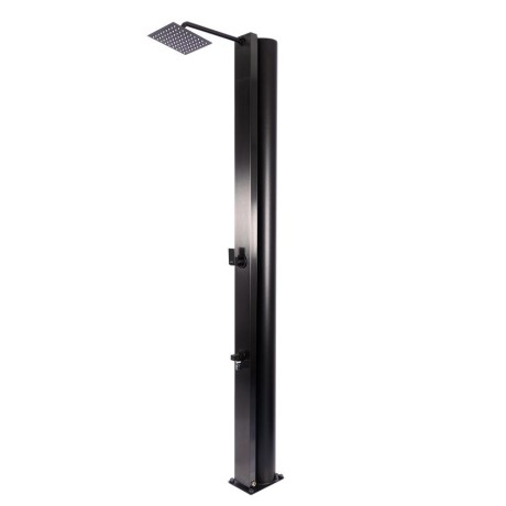 Solární sprcha LUXE DB11 ONYX ČERNÁ s oplachem nohou