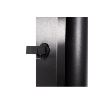 Solární sprcha LUXE DB11 ONYX ČERNÁ s oplachem nohou