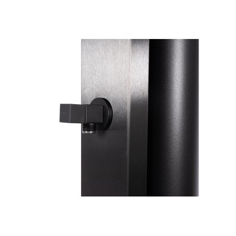 Solární sprcha LUXE DB11 ONYX ČERNÁ s oplachem nohou