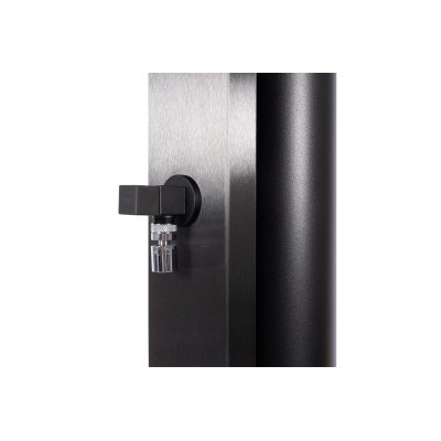 Solární sprcha LUXE DB11 ONYX ČERNÁ s oplachem nohou