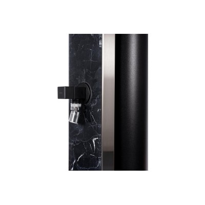 Solární sprcha ATLAS ČERNÉ ZRCADLO s oplachem nohou