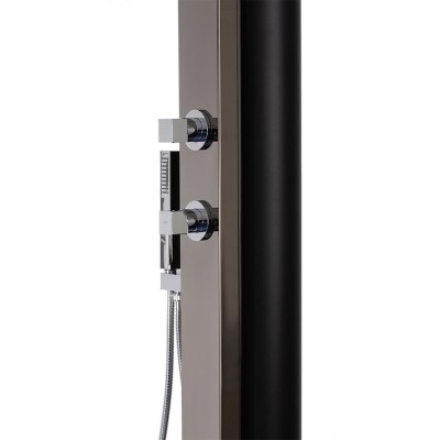 Solární sprcha BORA LUXUSNÍ ČERNÉ ZRCADLO