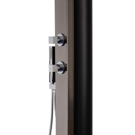 Solární sprcha BORA LUXUSNÍ ČERNÉ ZRCADLO