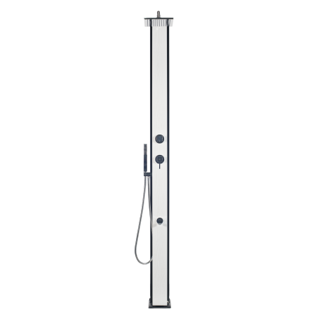 Solární sprcha BORA BÍLÝ DUB s oplachem nohou