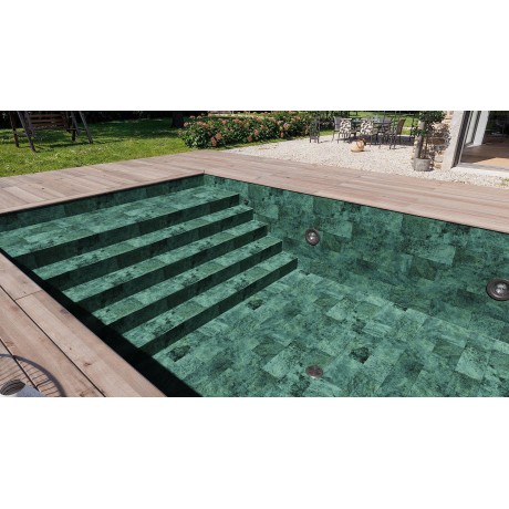 Aquasense Signature - 3D Imperial Green, tloušťka 1,8 mm, šíře 1,65 m, role 25m