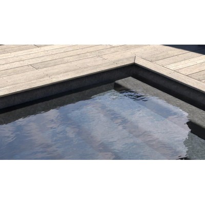 Aquasense - AS - 3D Black Marmor, 1,65m šíře, 1,6mm, role 25m