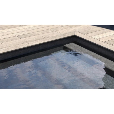 Aquasense - AS - 3D Black Marmor, 1,65m šíře, 1,6mm, role 25m