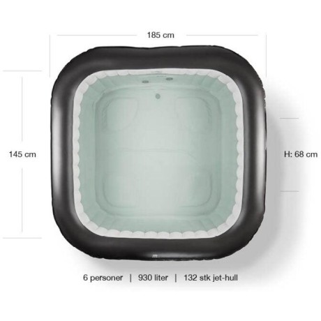 Mobilní vířivá vana MSpa VITO 6p