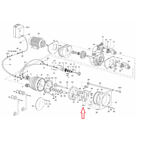 Krycí deska pouzdra trysky badoojet
