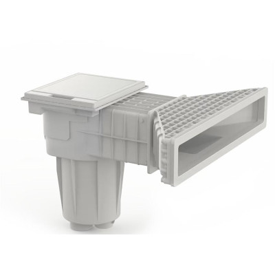 Skimmer X600-PRO, pro fólie, s mosaznými zástřiky – bílý