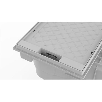 Skimmer X600-PRO, pro fólie, s mosaznými zástřiky - tmavě šedý