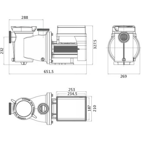 Filtrační čerpadlo InverMAX - 2,5kW