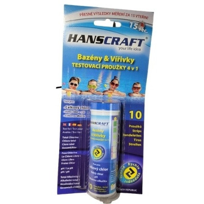 POOL & SPA TESTOVACÍ PROUŽKY 4v1 (10 ks)