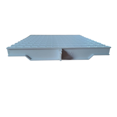 Přelivový rošt, šířka 245 mm, výška 22mm, bílý