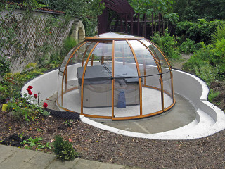 Kvalitní zastřešení SPA DOME ORLANDO® od Alukovu Zastřešení SPA DOME ORLANDO® od Alukovu